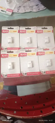Conector rj 45 cat 5 e cat 6