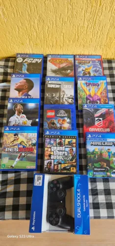 12 jogos e um controle novo do ps4