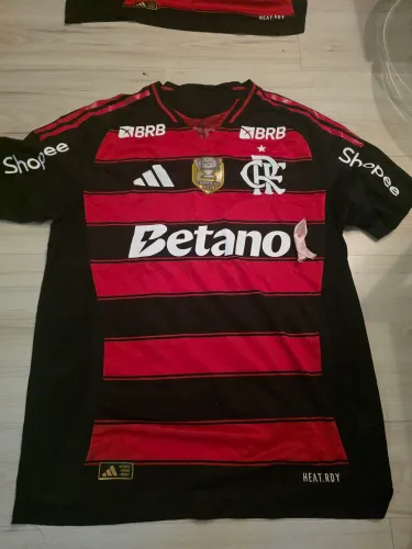 Camisa Flamengo de Jogo Outubro Rosa Flamengo 0 x 0 Cruzeiro