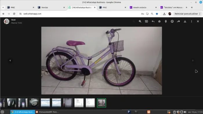 bicicleta infantil monarque