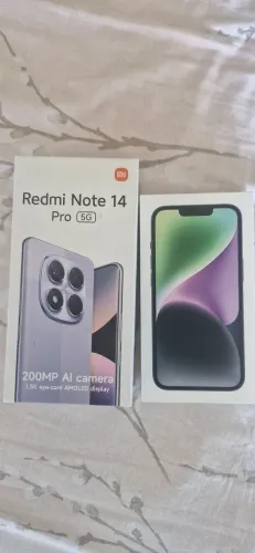 Iphone 14 e Redmi Note 14 Pro 5G