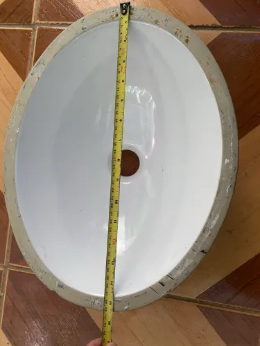Cuba Oval de Embutir para Banheiro 