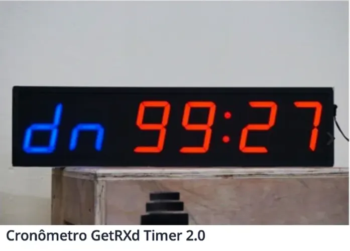 Cronômetro Timer GetRXd 2.0 Pood Novo - Crossfit