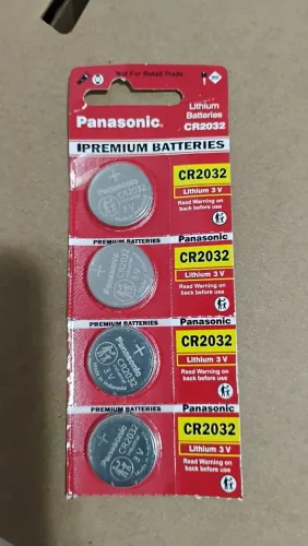 Bateria Panasonic CR2032 3V Lítio.