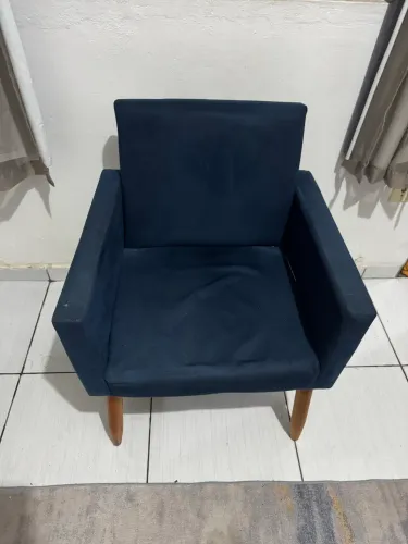 poltrona azul Marinho