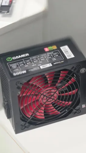 FONTE ATX 500W 80 Plus + PFC Ativo - PC BRASIL