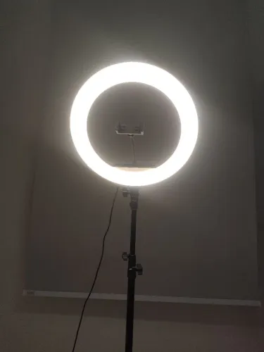 ring light com controle 14 polegadas com controle