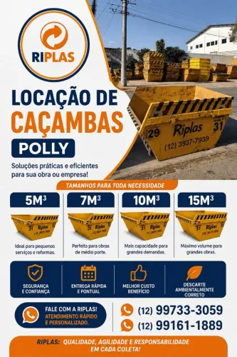 Locação de Caçamba Polly