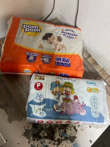Fraldas P e M