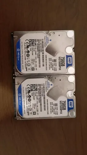 Kit 2 HDs Notebook Western Digital 750GB SATA - Saudável