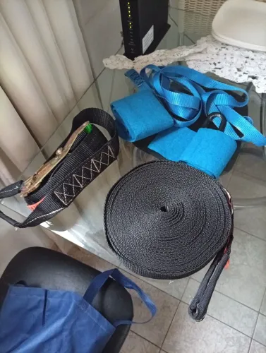 Slackline + Protetor de Árvore + Backup