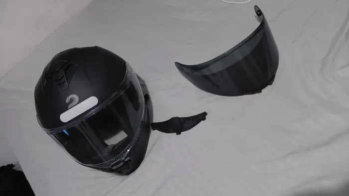 Capacete Race Tech Tamanho 58 C/Viseira Black & Narigueira extendida