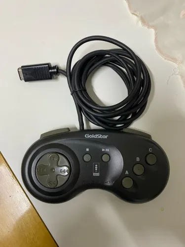 Controle 3DO Goldstar zerado