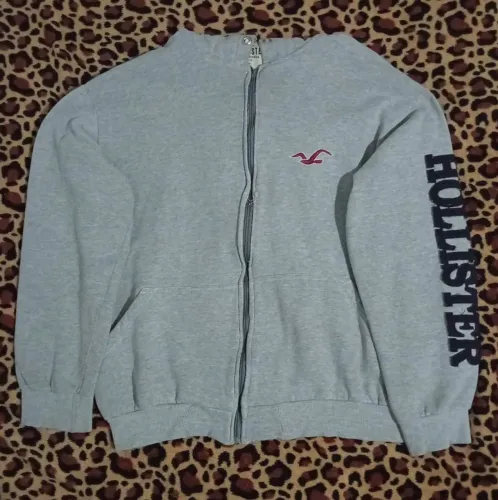Moletom Cinza Hollister