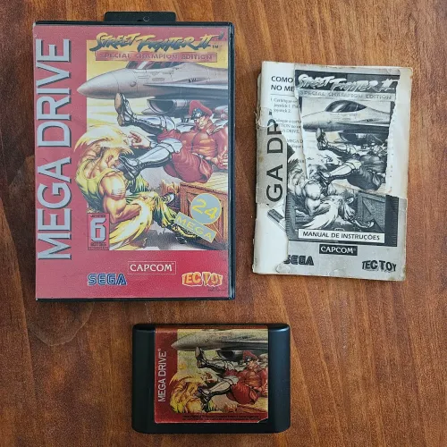 Street Fighter II' Special Champion Edition Mega Drive Tectoy Completo