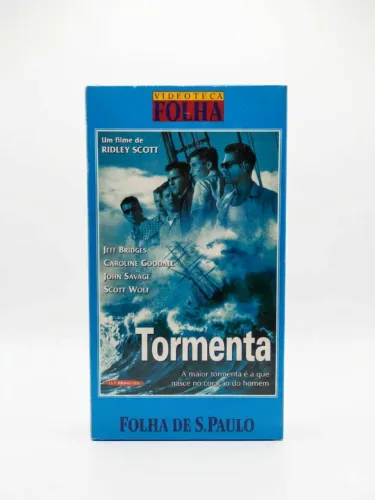 Fita VHS Tormenta (Ridley Scott) - Coleção Folha Lacrada