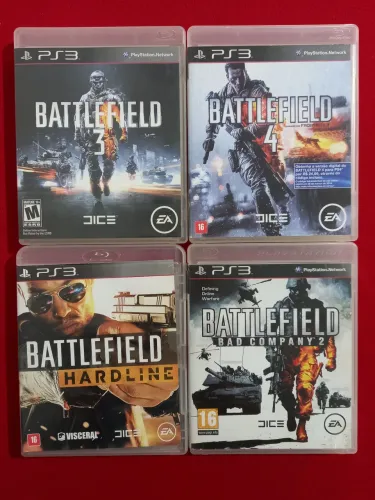 Jogos ps3 - Battlefield - 04 jogos por R$ 150,00