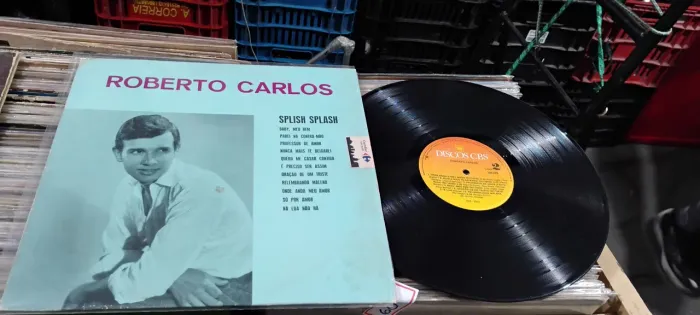 Disco de vinil do Roberto Carlos splish Splash