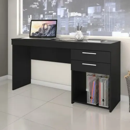 Mesa Computador Office 1.21M 2Gavetas. Produto Novo Direto de Fábrica P/Sua Casa.