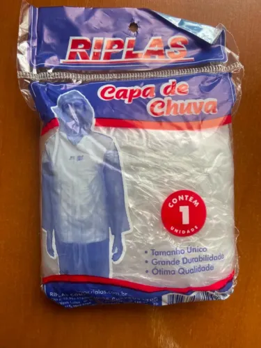 Capa de Chuva Riplas Transparente - Nova