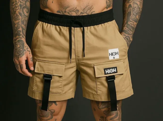 SHORT SARJA CARGO 2 BOLSOS