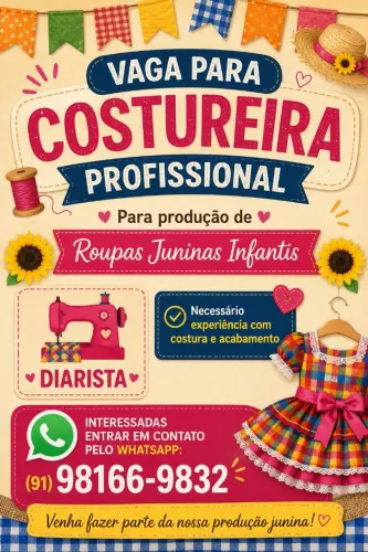 Costureira Diarista 