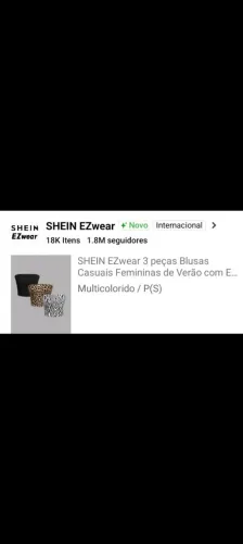 Blusinha da Shein