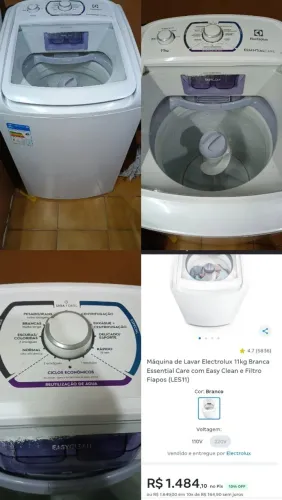 Máquina de Lavar Eletrolux 11k