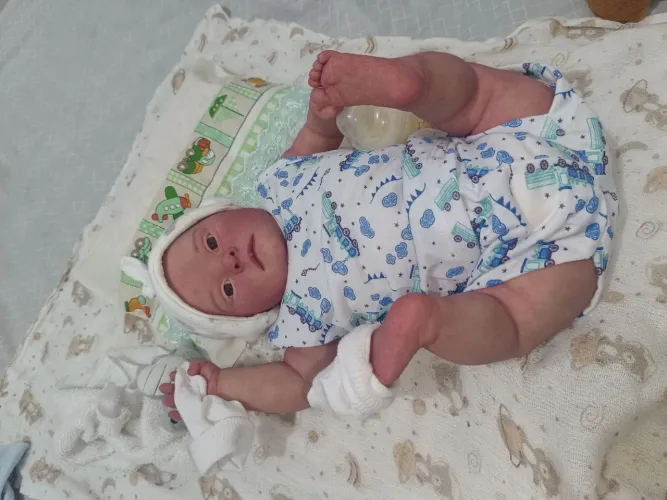 Bebê Reborn com síndrome de down