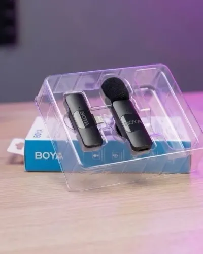Microfone de lapela PRO Boya By-V1