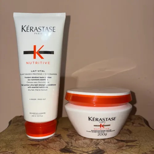 kit kérastase nutritive original - lait vital + masquintense riche