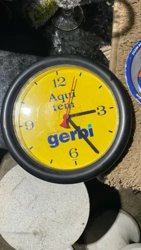 Relógio de Parede Vintage Cerâmica Gerbi Aqui Tem - Kienzle