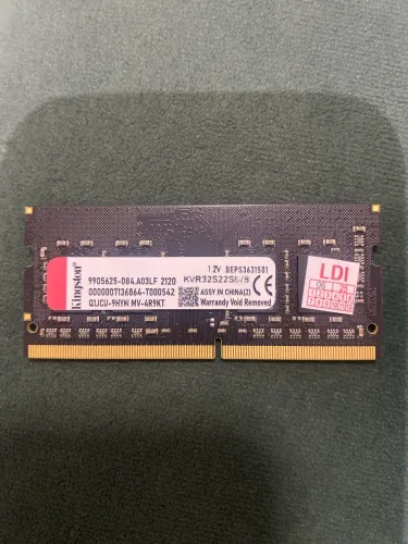 Memória Kingston 8gb 3200mhz ddr4 CI22 para notebook