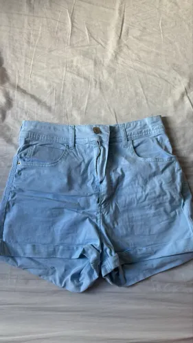 Short jeans azul
