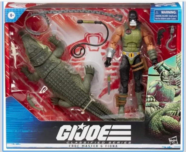 G.I. Joe Classified Series Croc Master & Fiona Action Figures 38 Collectible Premium Toys