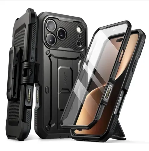 Capinha IPhone 17 SupCase Ultra Militar c/ Clipe iPhone - RESISTENTE