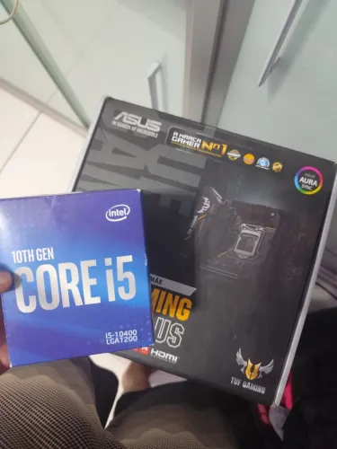 Kit placa mãe B460M- PLUS processador i5 10400