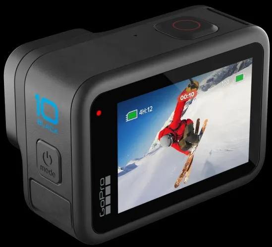 Go pro hero 10 duas baterias e cartão 256 e tripé  de 256 gb