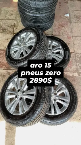 aro 15 semi novas<br><br>pneus 205 60 15 novinhos<br><br>original 