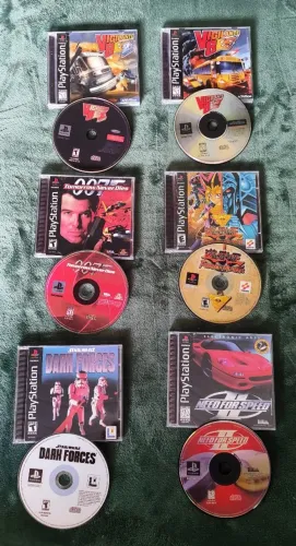 Lote de jogos paralel PS1 