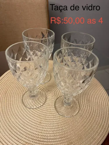 Kit 4 taças tradicionais