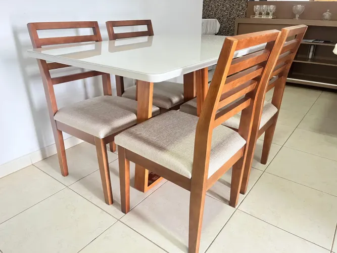 Mesa nova resistente madeira maciça 