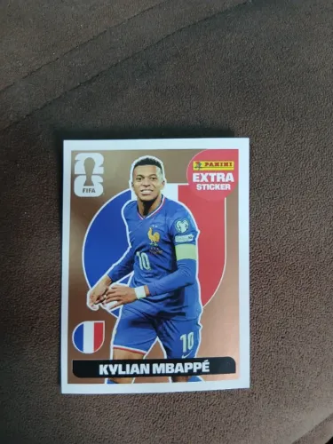 Figurinha world cup 2026 Extra Sticker KYLIAN MBAPPÉ bronze
