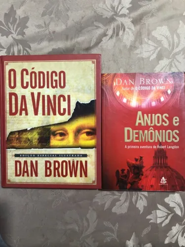 Livros O Código Da Vinci / Anjos e Demônios 