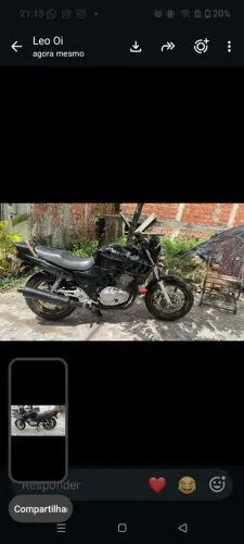 vendo cb 500 carburada
