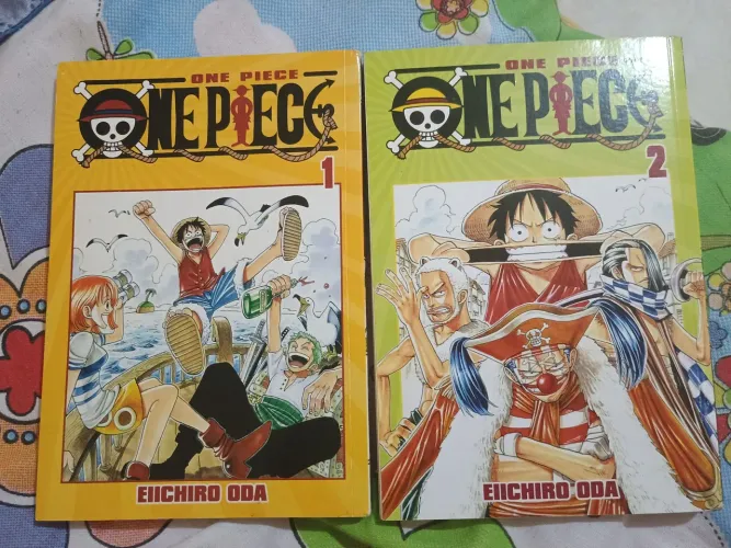 Volume 1 e 2 de one piece novos