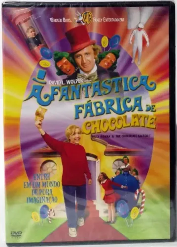 A Fantástica Fabrica De Chocolates Dvd Lacrado Edição Clássica Filme Dublado