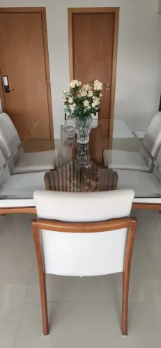 Mesa de Jantar Dunelli com 6 Cadeiras