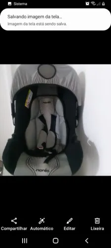 Cadeirinha de carro/ Fazemos entrega 