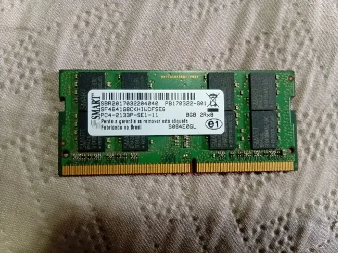 Memória ram 8gb ddr4 2133 MHz SMART